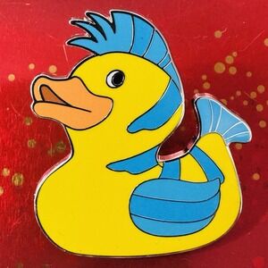 Disney Parks Pin 2024 Ducks Of Disney Mystery Pin Single Flounder Little Mermaid
